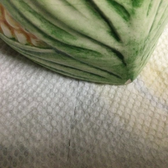 Lot of 3 pcs Corn small butter plate and butter warmer set decor small chips - Picture 11 of 11